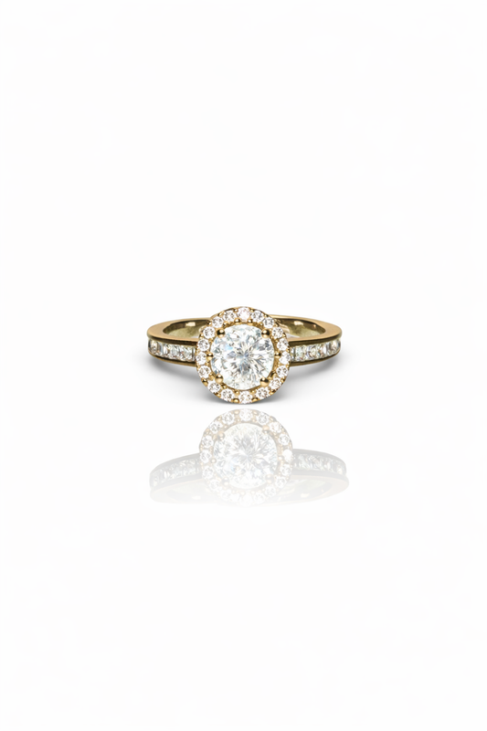 Anello Halo Crystal