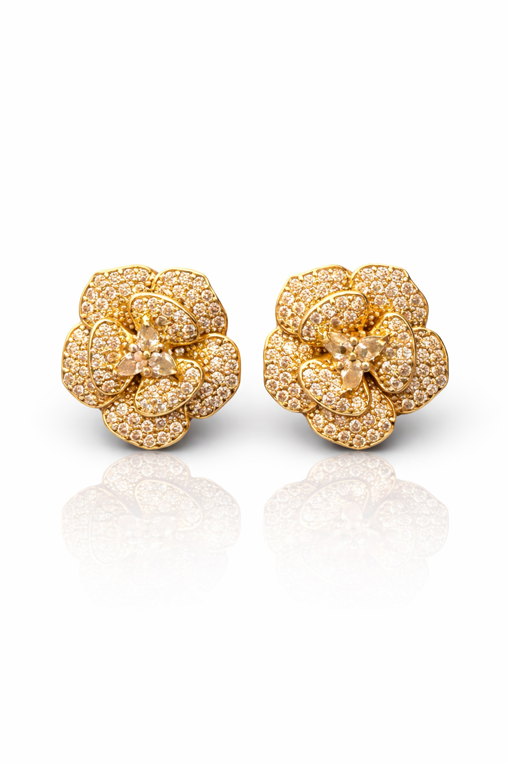 Orecchini Crystal Flower