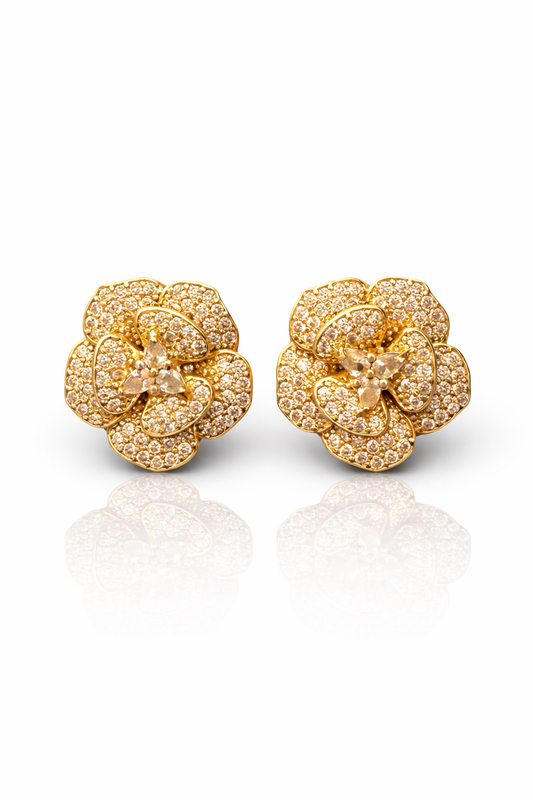 Orecchini Crystal Flower