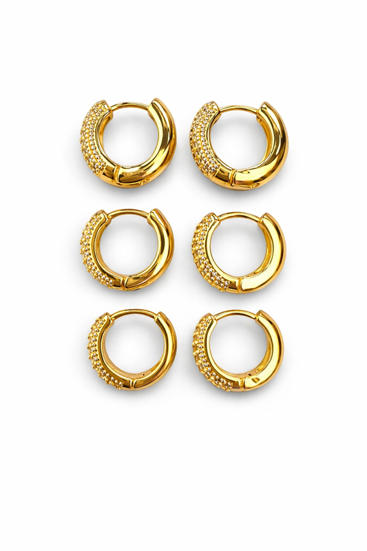 Set Orecchini Dual Shine