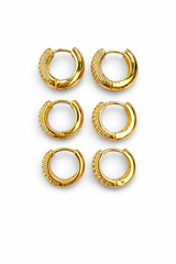 Set Orecchini Dual Shine